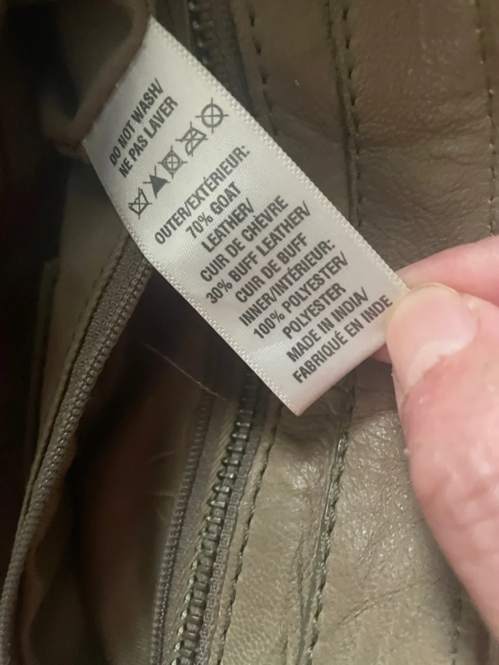 Free People Olive Green Messenger Bag with Tan Straps